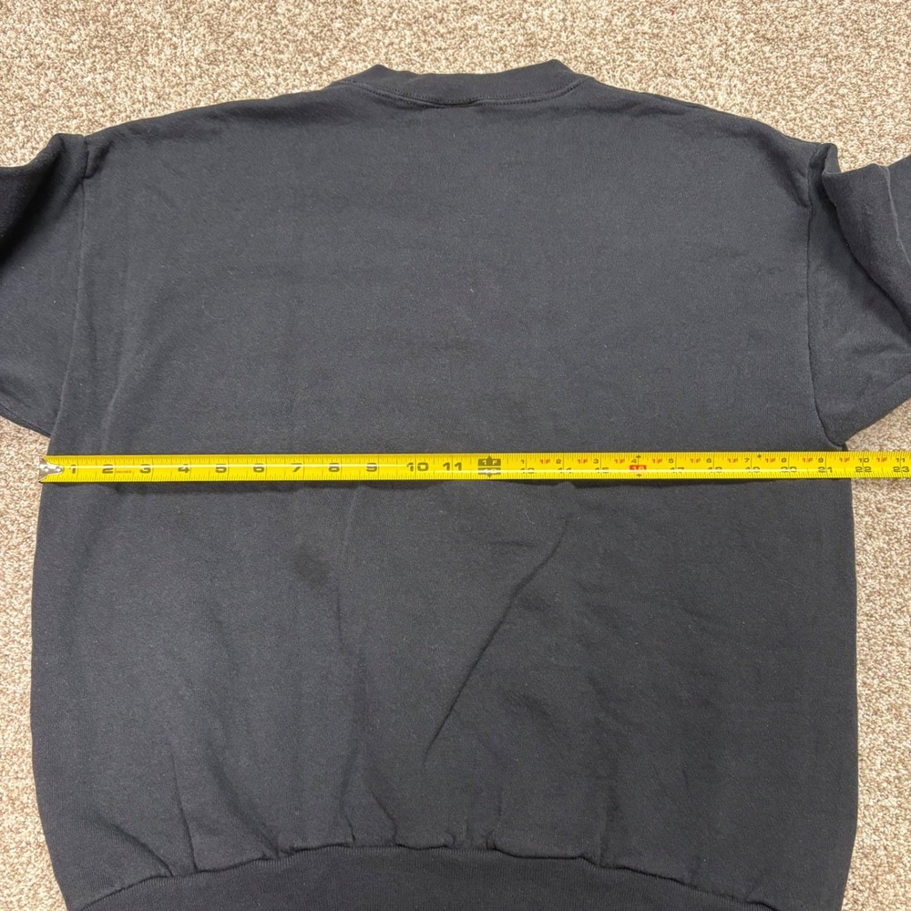 Vintage Tultex Wolves Black Crewneck Graphic Nature Unisex Size Small/Medium - Picture 5 of 5